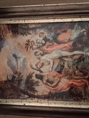Collectible El Greco Baptism of Christ painting copy new