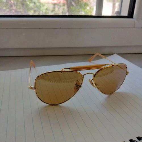 Ray-Ban 50 B&L The General 1937-1987 sunglasses used, gold