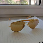 Ray-Ban 50 B&L The General 1937-1987 sunglasses used, gold