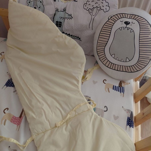 Wild Thing Nef Nef Double-Sided Crib Bumper like new