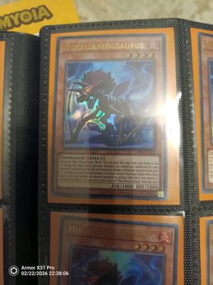 Miscellaneousaurus Yu-Gi-Oh! card like new (V.2 - Ultra Rare)
