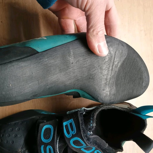 Scarpa Boostic climbing shoes size 41 like new, resoled