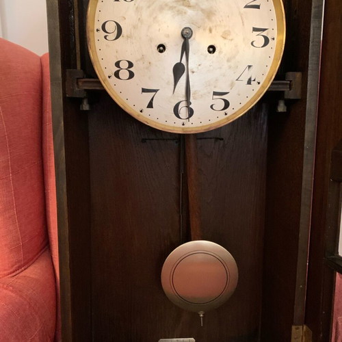Junghans antique German wall clock used, analog