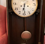 Junghans antique German wall clock used, analog