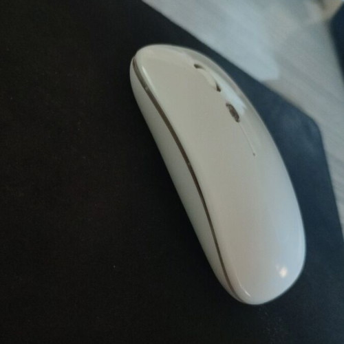 RGB wireless Bluetooth mouse like new with DPI button and USB A charging