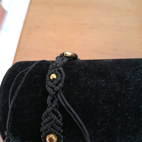 Macrame bracelet black, like new