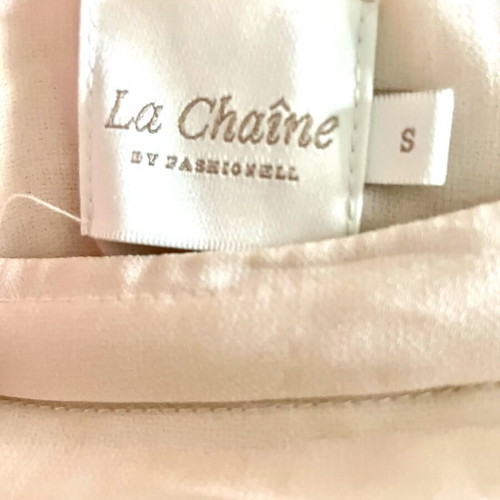 La Chaine chiffon skirt size S like new beige