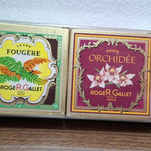 Roger & Gallet Guest Soap boxed like new with lavender, rose, orchid, fougere scents