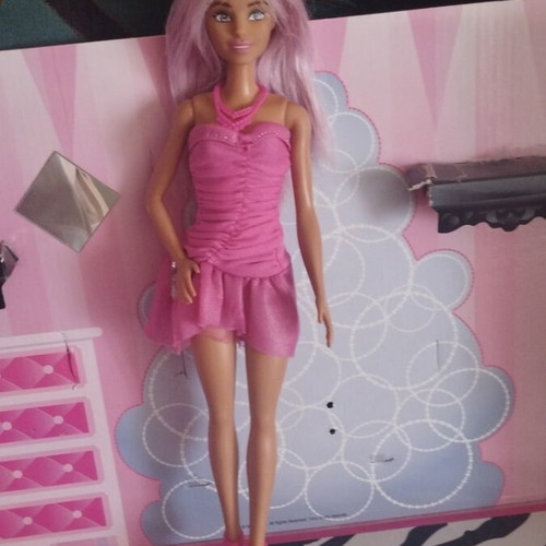 Barbie pop singer doll without original clothes