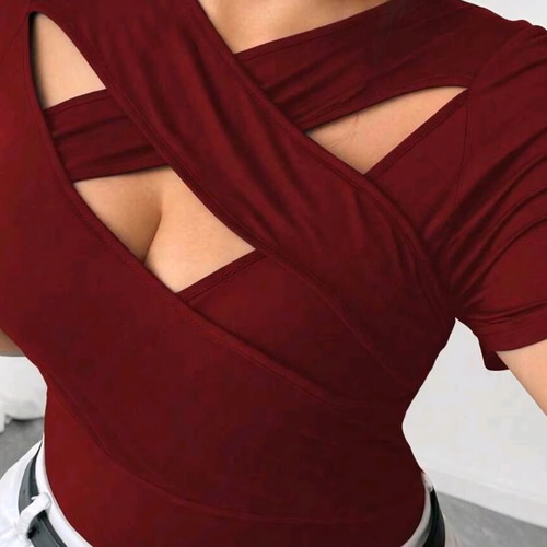 Women's blouse new, red, size XL