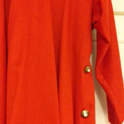 Pagoni dress used, bright red, size 44 medium