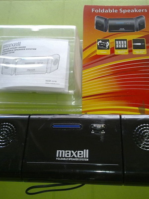 Maxell φορητά αναδιπλούμενα ηχεία με υποδοχή 3,5 mm