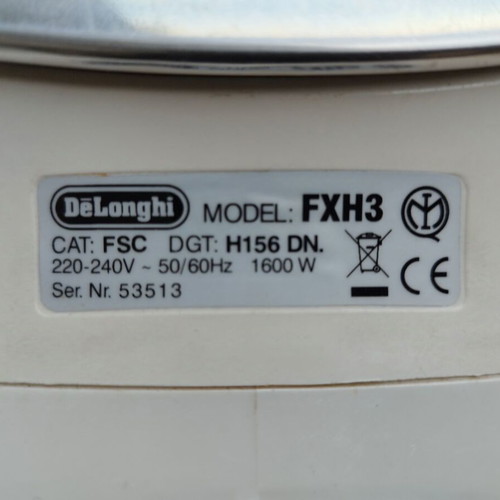 DeLonghi FXH3 1600w iron used with AntiCal System