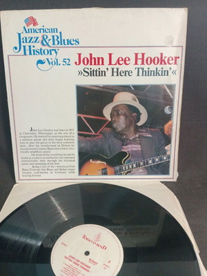 John Lee Hooker Sittin' Here Thinkin' vinyl records used, very good condition x14