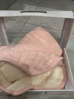 Kikkaboo blanket 1x0.80 with sherpa lining new