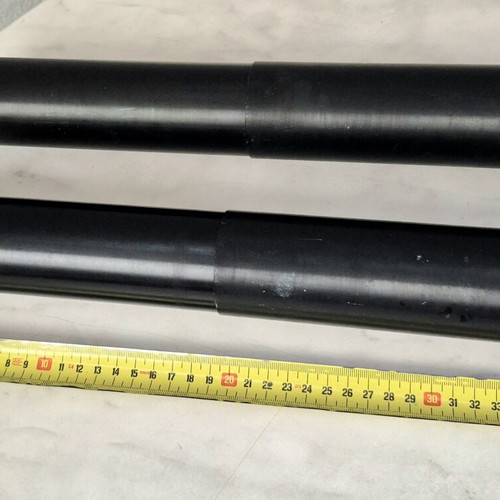 Set of 2 large optical tubes for surveying equipment