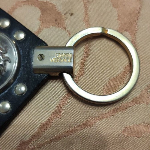 Gianni Versace keychain used with silver Medusa