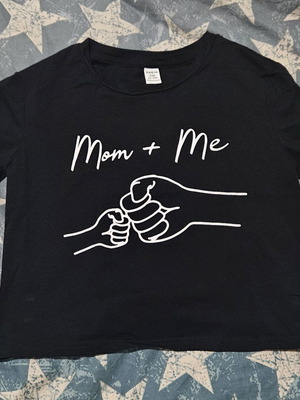 Children's black shirt like new, size 146-152 cm