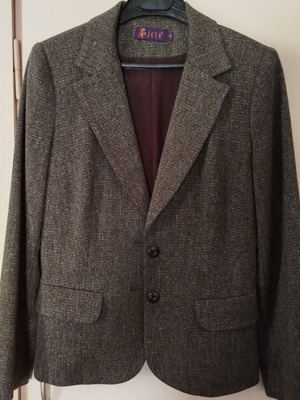 Jelo women's jacket grey size medium like new