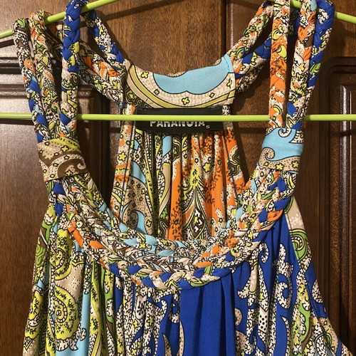 Paranoia summer long dress like new, colorful, size S-M