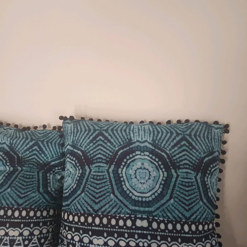 Boho nef nef sofa pillows like new, pack of 2, 45x45 cm