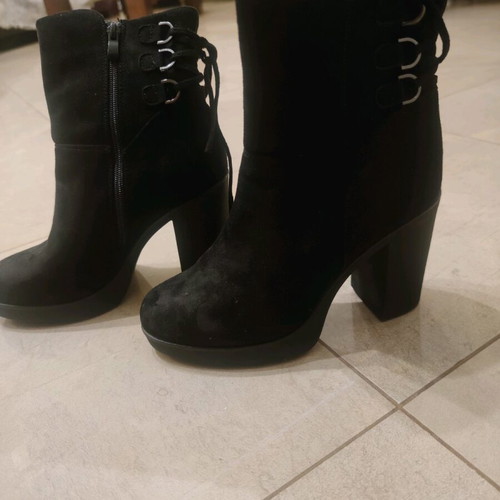 Castor ankle boots used, size 39, black