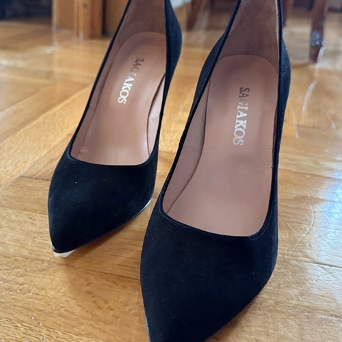Sagiakos pumps new, leather, black, size 39