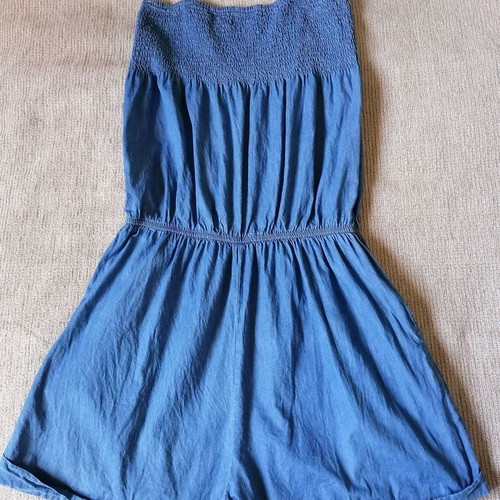 E&D Denim Jumpsuit cotton, like new, size L/XL, blue