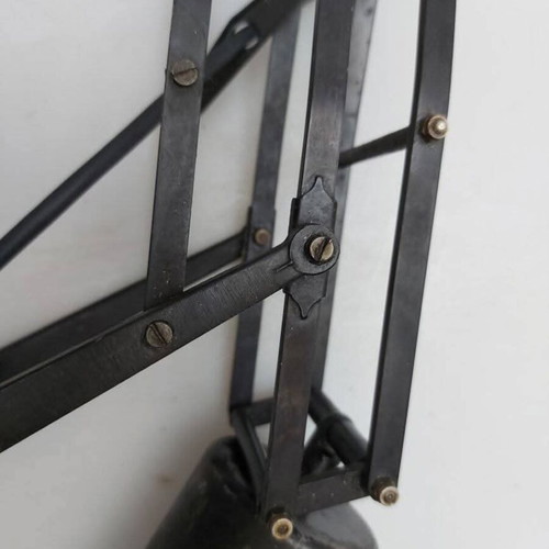 Old industrial lamp from printing machine A1786