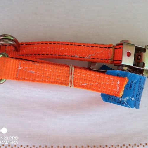 Polyester ratchet tie-down strap 25mm*3m like new 750kg