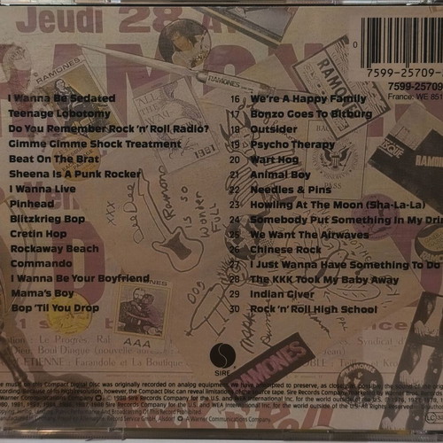 Ramones Ramones Mania CD used, punk