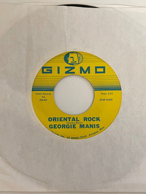 Georgie Manis Oriental Rock 45 used with minor groove wear