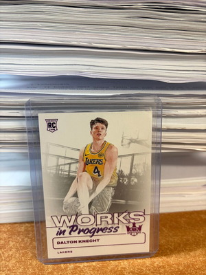 Dalton Knecht 2024-25 Panini Court Kings Works In Progress RC Card