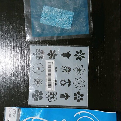 Stencil new, pack of 3 pieces for diy
