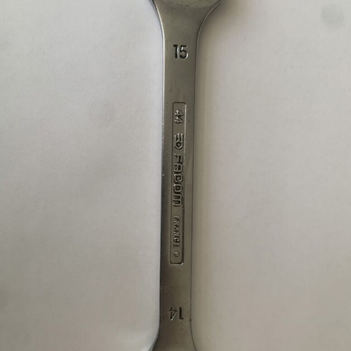 Facom 44 German Wrench 14mm x 15mm used, made in France