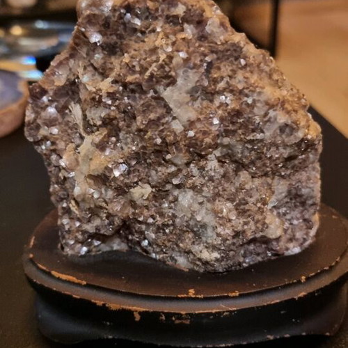 Mineral like new, 1.183 kg, with quartz and pyrite