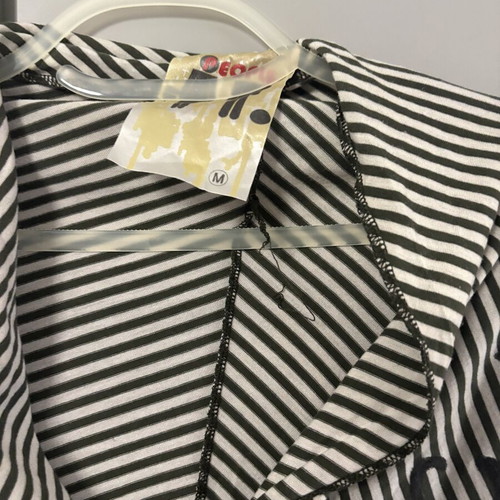 People Asymmetric Poncho Cardigan striped, size M, like new