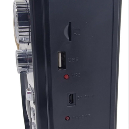 USB Rechargeable Fan Radio 500-3116 New