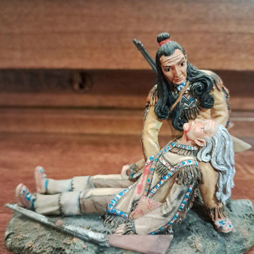 Last of the Mohicans diorama with Indians new