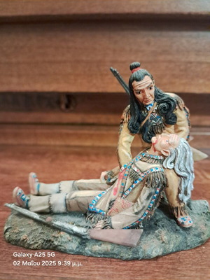 Last of the Mohicans diorama with Indians new