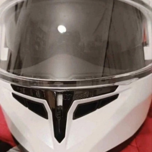 Κράνος MT Helmets Optimus λευκό περλέ με ενσωματωμένα γυαλιά ηλίου και σπαστό flip-up καινούργιο