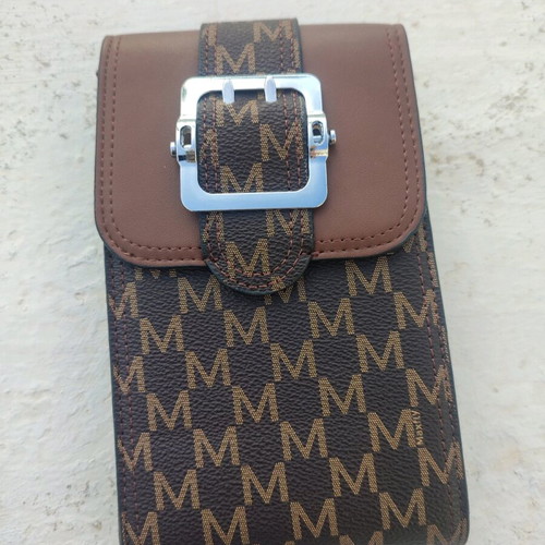 Women's wallet bag new brown with detachable chain