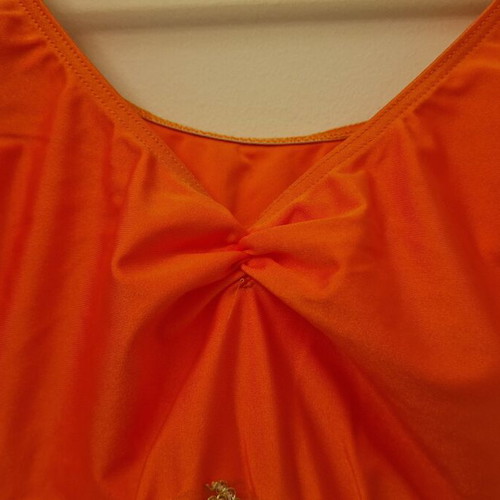 Top blouse like new, size small, orange and purple