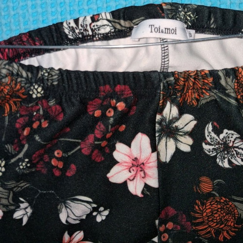 Toi&Moi leggings with floral print like new, size S