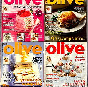 Olive - Συλλογή 6 παλιών περιοδικών μαγειρικής + Food by Petros Kostopoulos