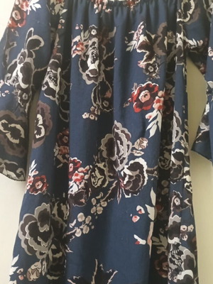 Dress like new, blue, 95% viscose 5% elastane, size L