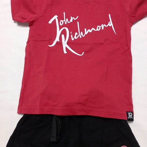 John Richmond boys' set like new, black and red