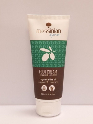 Messinian Spa Foot Cream with Oregano and Rosemary 100ml new