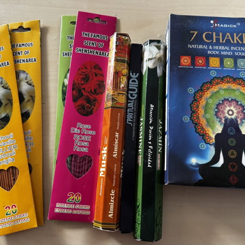Incense sticks and holder like new