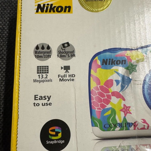 Nikon Coolpix W100 like new, in original box